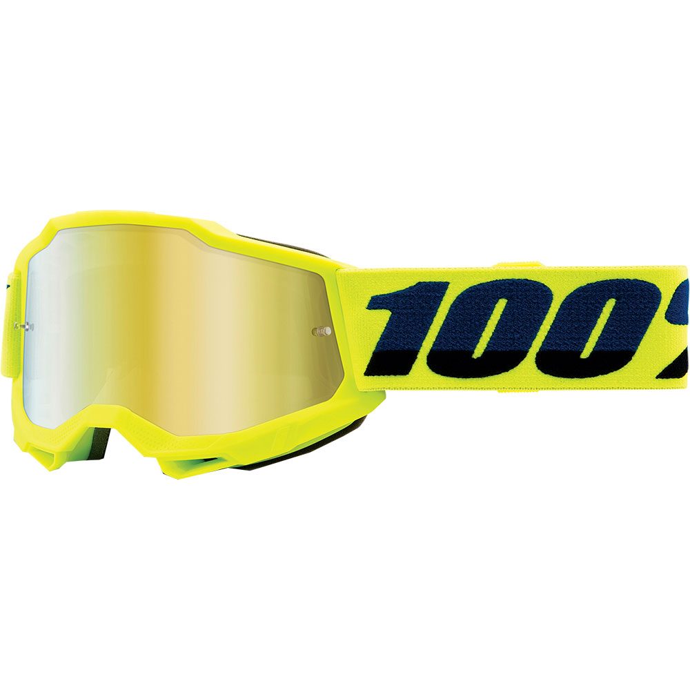 100% Accuri 2 Skibrille Kinder fluo yellow