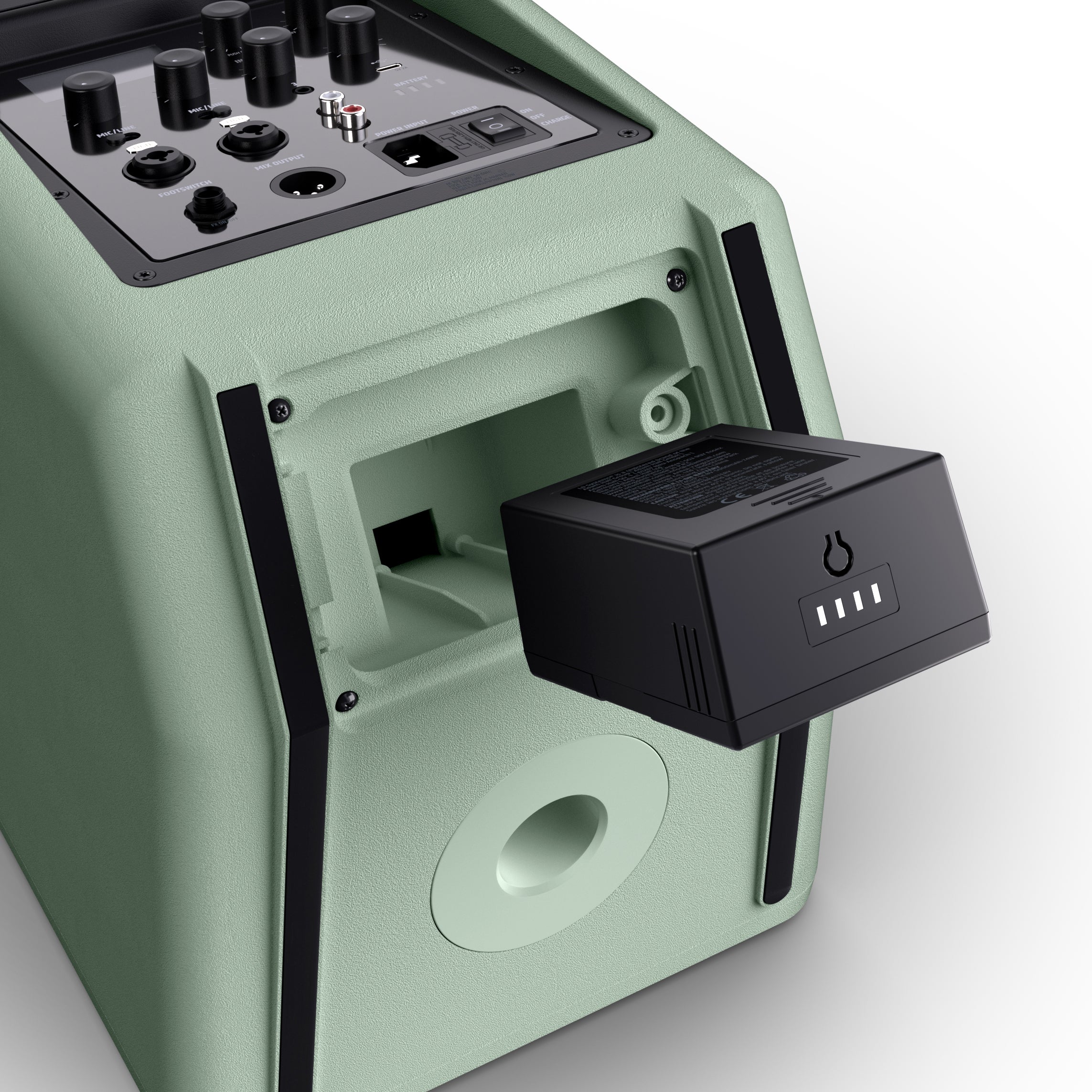 LD Systems ANNY 8 BPH B5 GN Adventure Green met headset 584-608 MHz