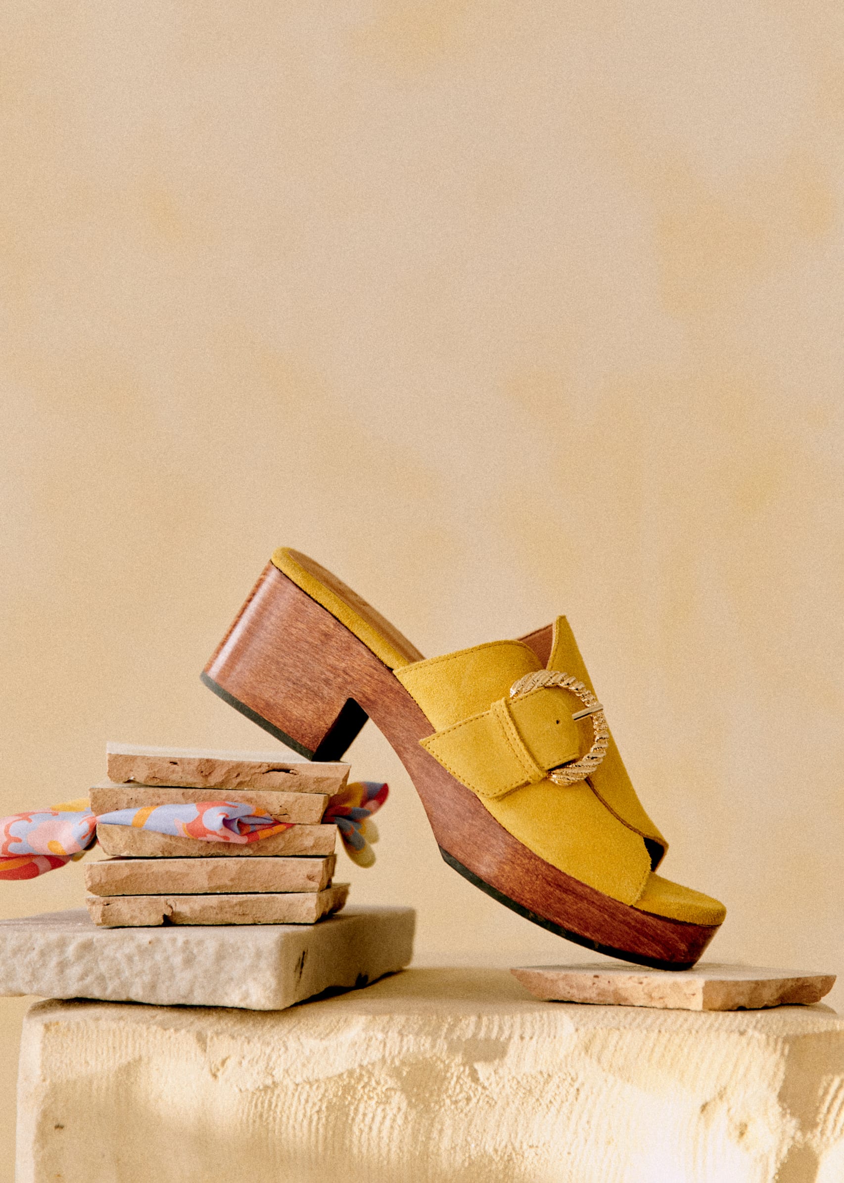 Sabots Drew - Jaune - SOULIERS/SOULIERS Sabots & Espadrilles 5906268
