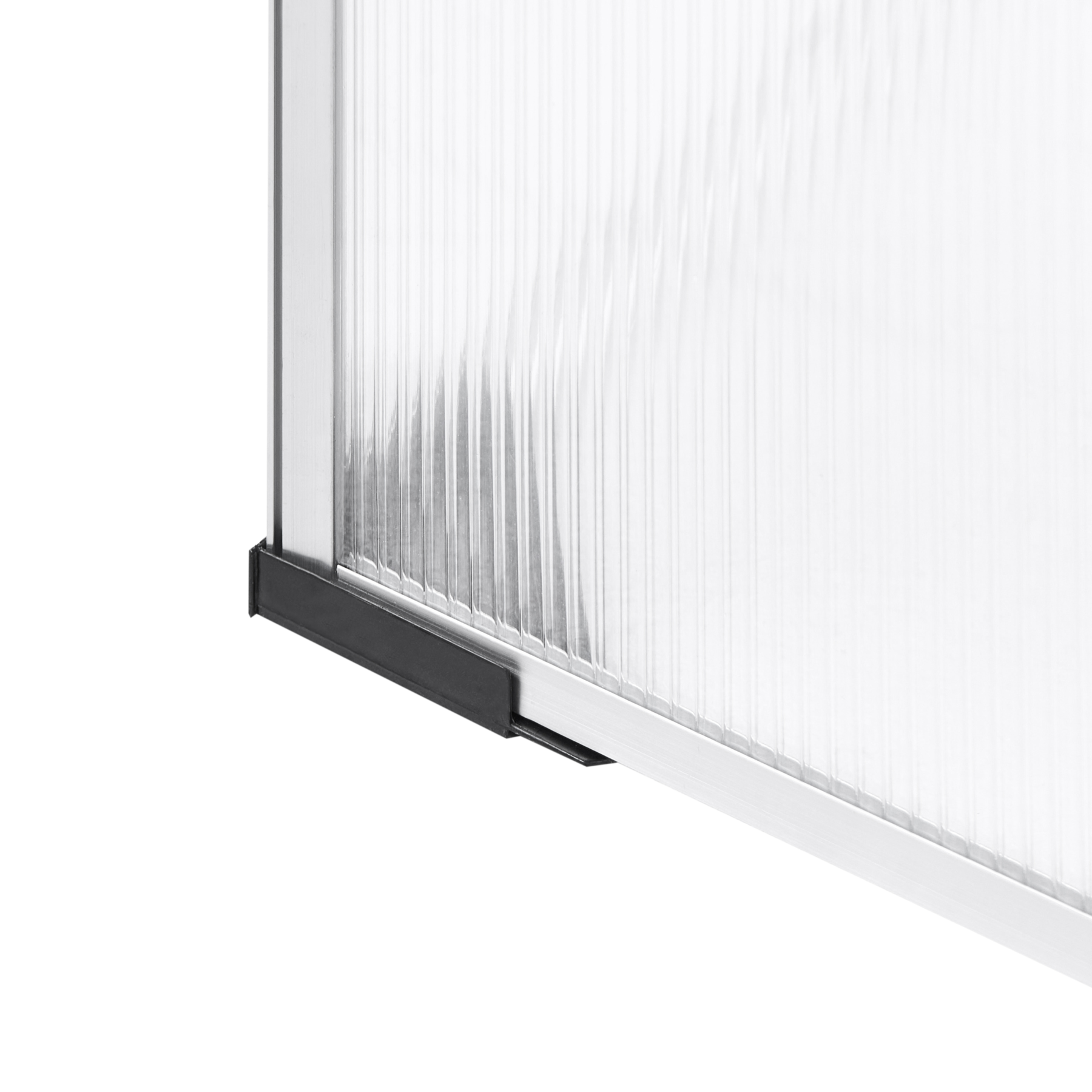 Beliani - SERIFOS - Tuinkas - Zilver - 41 cm - Polycarbonaat