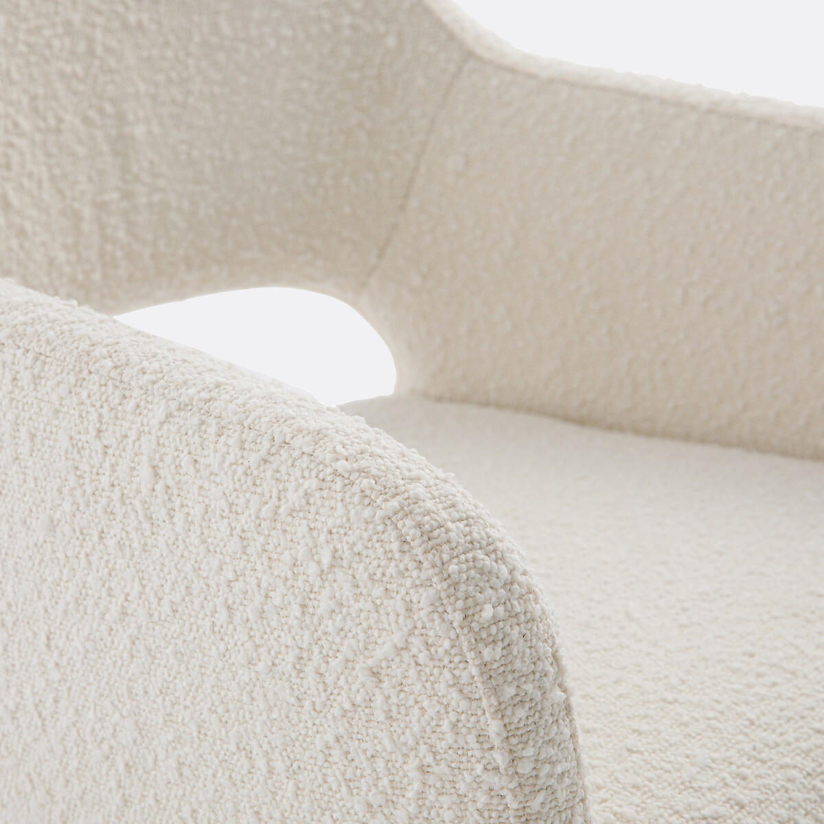 LA REDOUTE INTERIEURS<br>Secretária/poltrona em tecido boucle, Esma