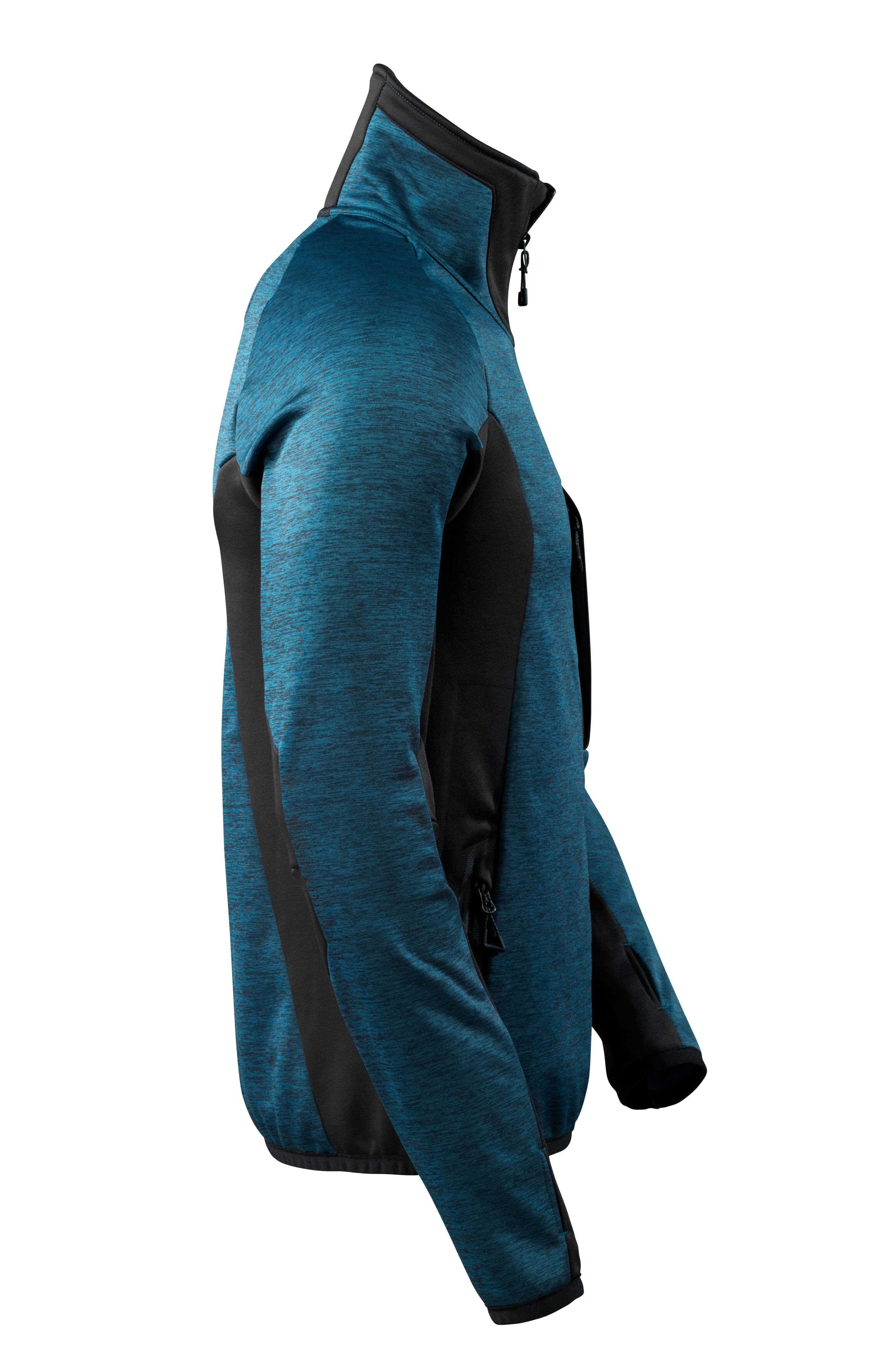 MASCOT Advanced - Fleecevest - Donkerpetrol / zwart - XS