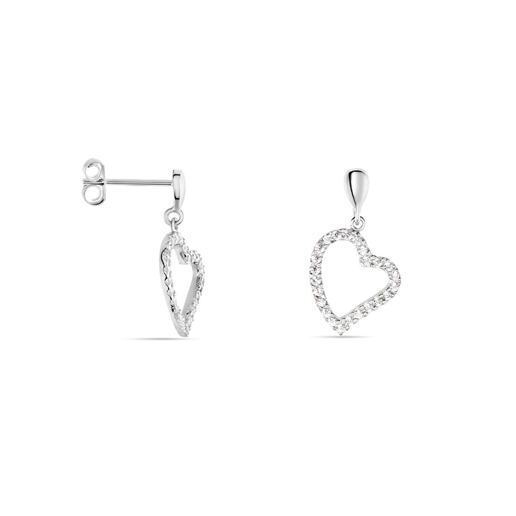 Boucles D'oreilles Pendantes Fabricius Argent Oxydes