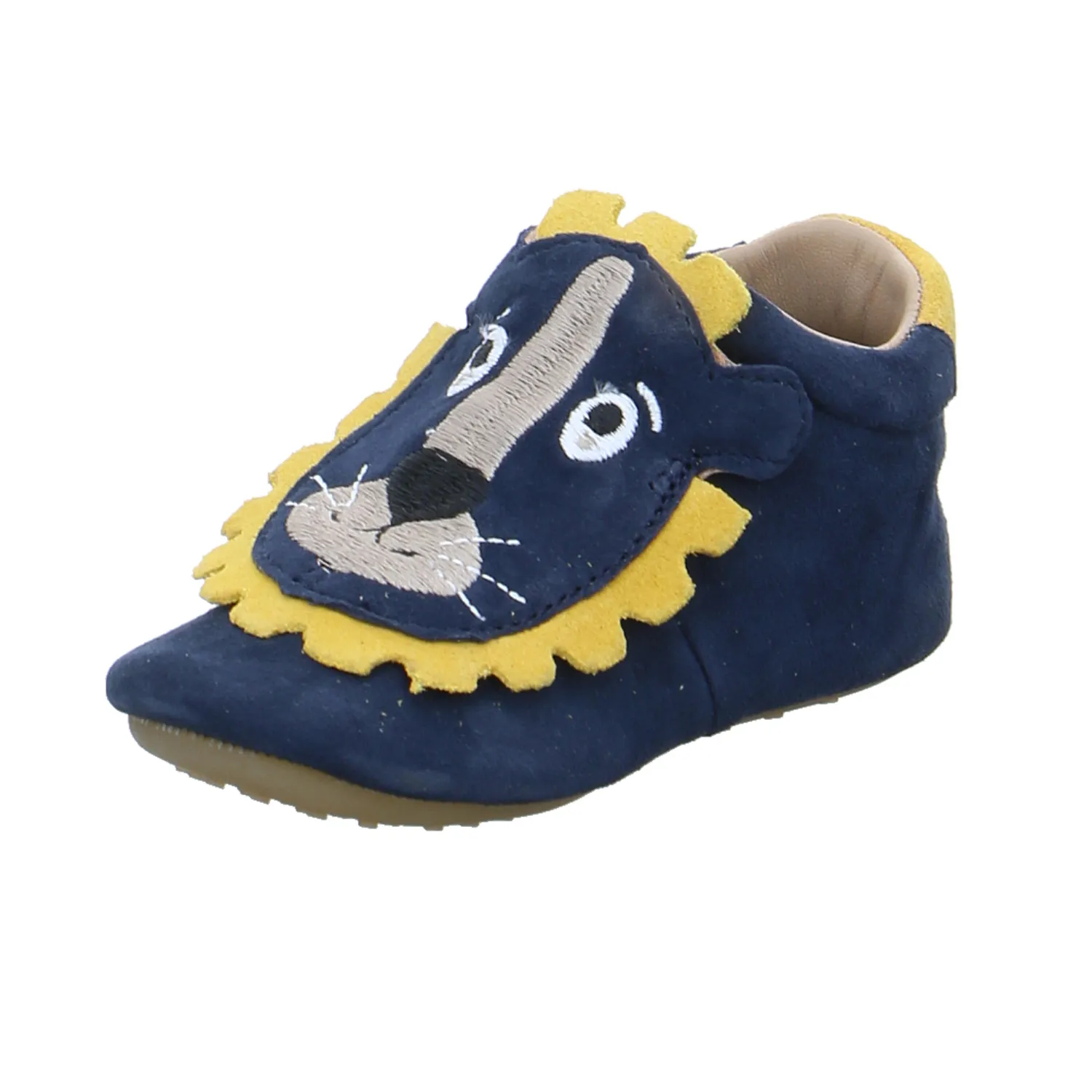 SUPERFIT Krabbelschuh Dunkelblau Leder  Bottine