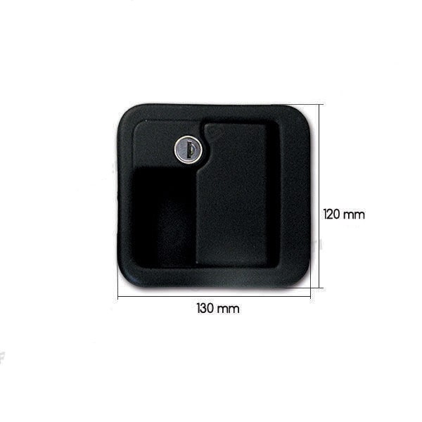 Serrure complète FAP 1090 PRO TEK noire
