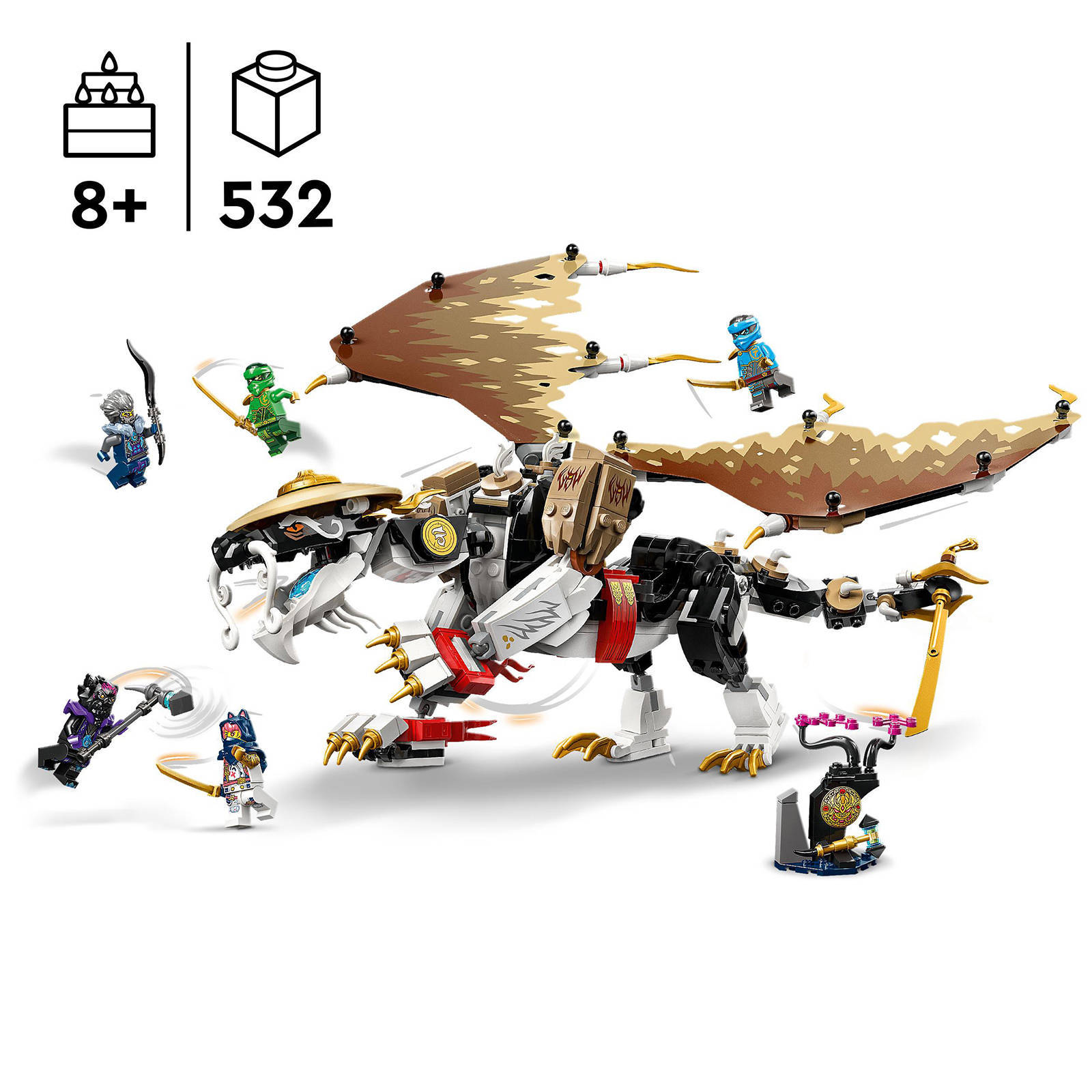 LEGO Egalt de Meesterdraak  Rollenspel Speelgoed van de Dragons Rising tv-serie 71809