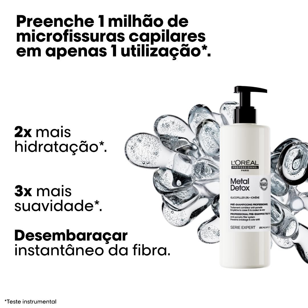 L'ORÉAL PROFESSIONNEL Metal Detox Tratamento Pré-Shampoo - 250ml