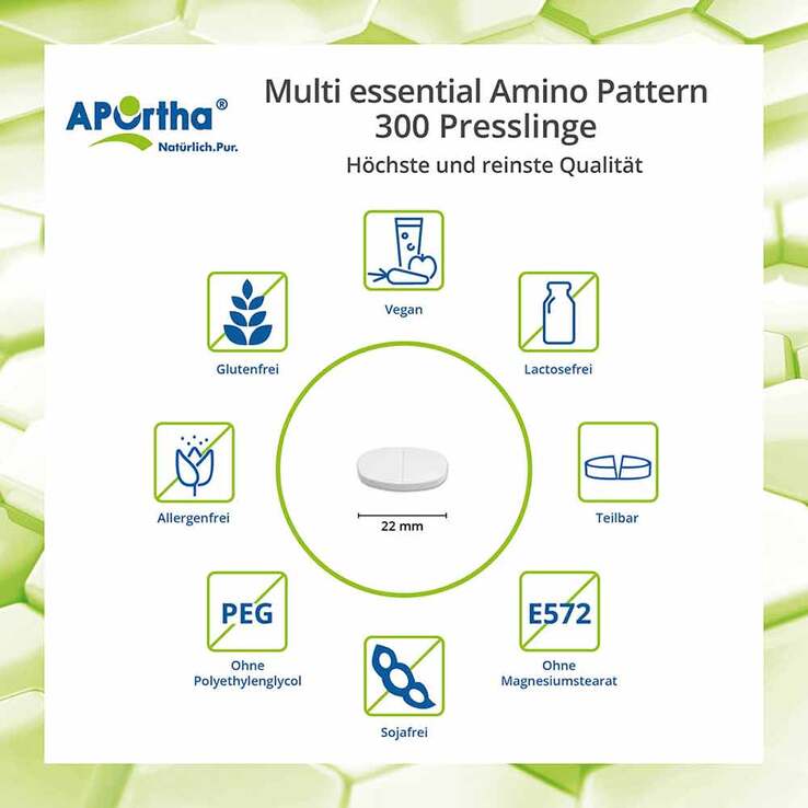 Multi Essential Amino Pattern Tabletten, 300 St