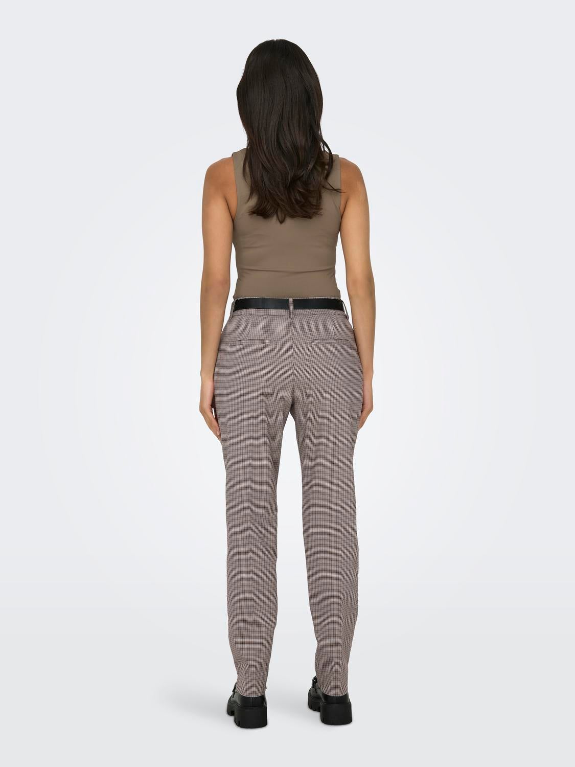 ONLVERONICA-JOSS Hohe Taille Normal geschnitten Hose Pumice Stone