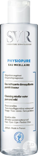 SVR Physiopure Eau Micellaire Peaux Sensibles 200ml
