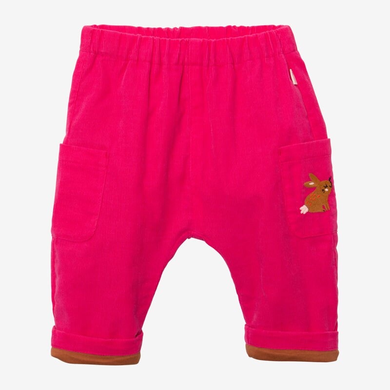 Pantalon bébé fille velours rose Catimini Rose