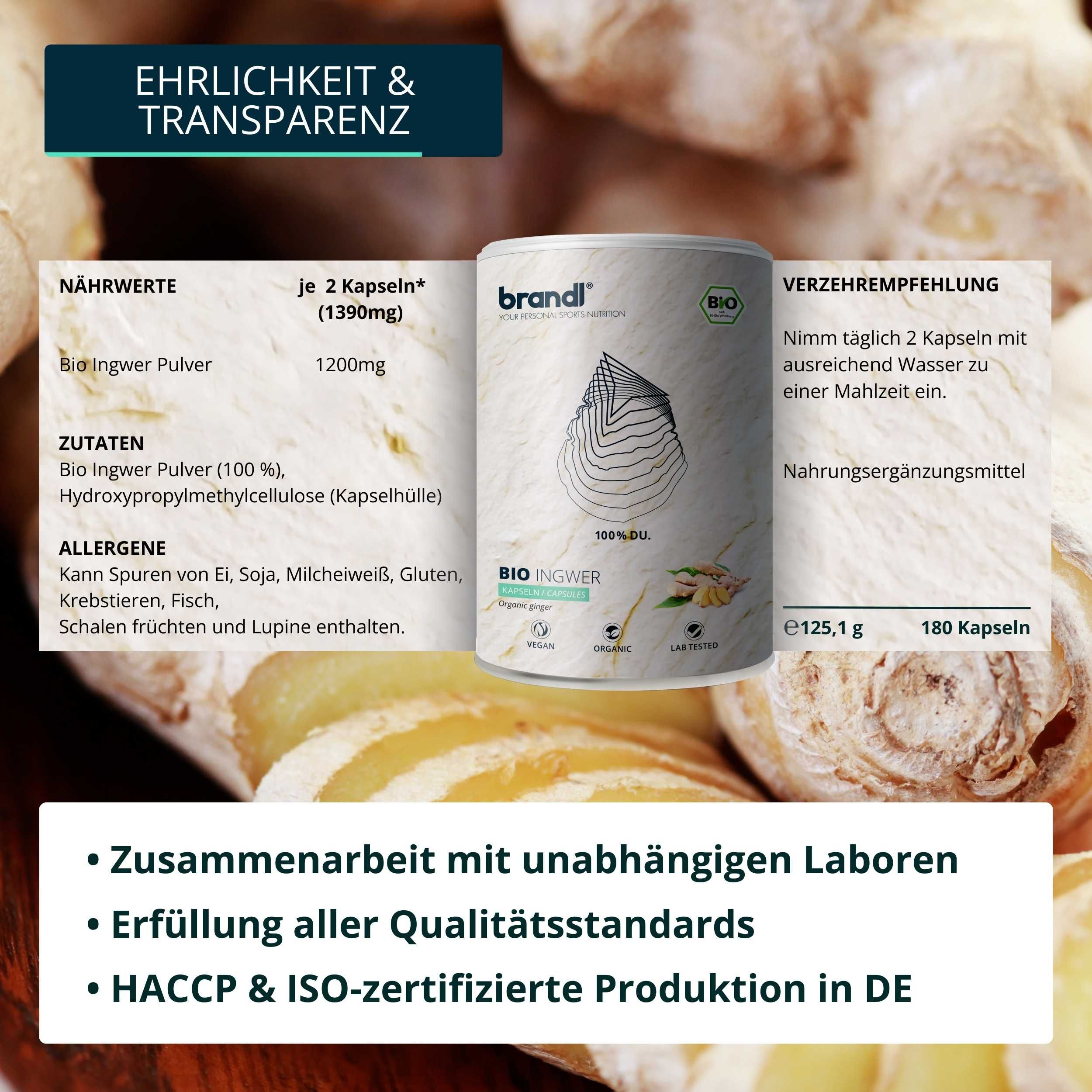 brandl® Bio Ingwer (Ginger)
