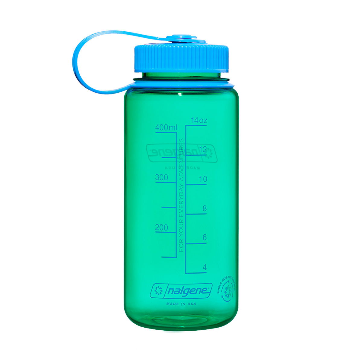 Nalgene Wide Mouth Sustain drikkedunk 500 ml (Pastel Green)