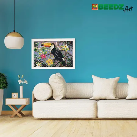 SES Creative Beedz art – Tucan, 7000 Bügelperlen