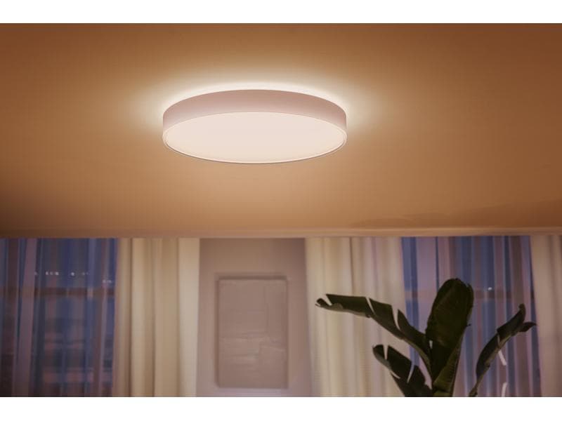 Philips Hue White Amb. Enrave Deckenleuchte XL weiss 4750 l Deckenlampe steuerbar mit Philips Hue