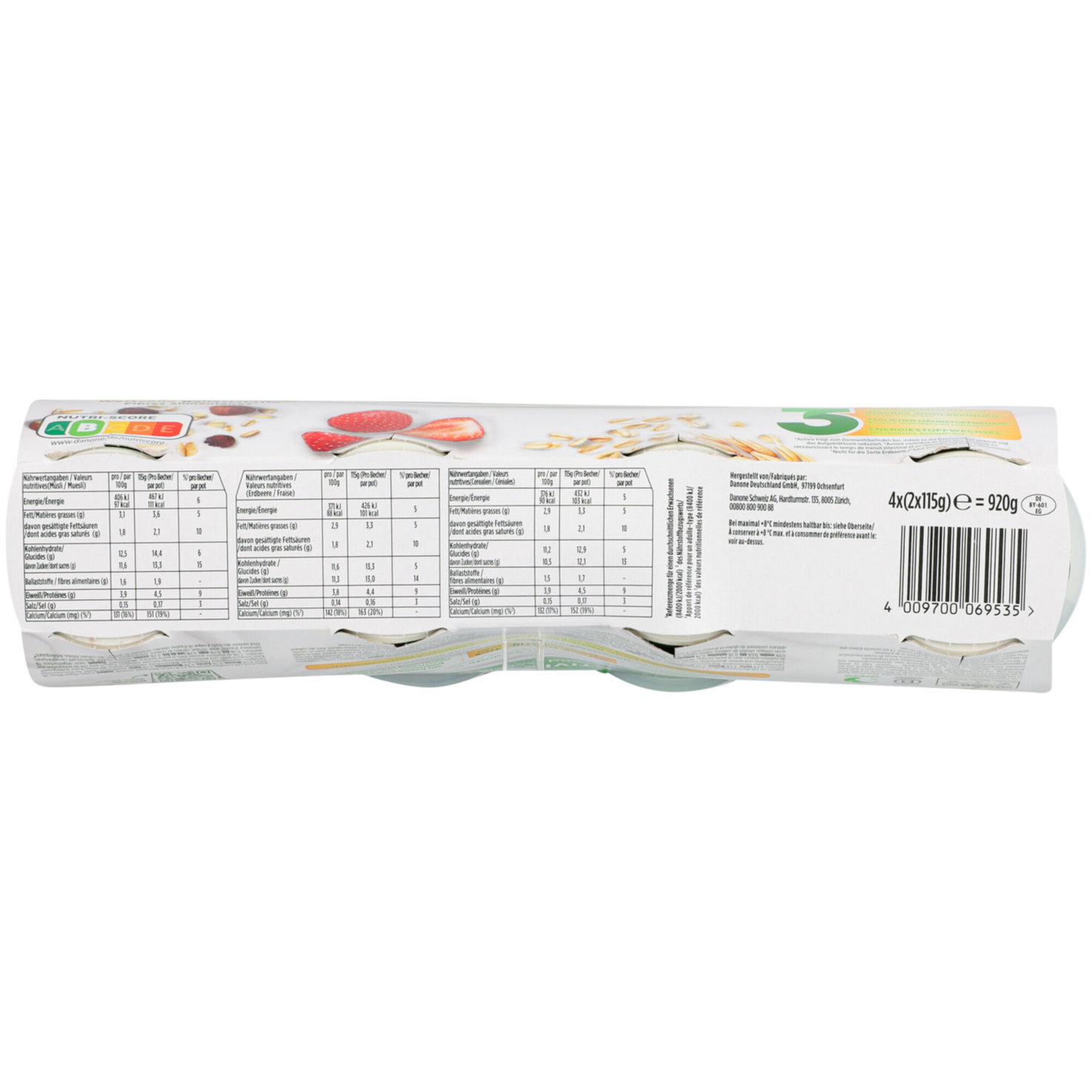 Activia probiotischer Joghurt Cerealienmix 8x115g