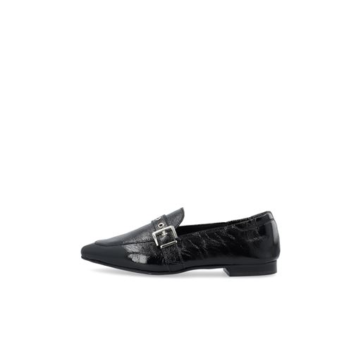 Bianco BIATracey Buckle Loafers, Black, 38