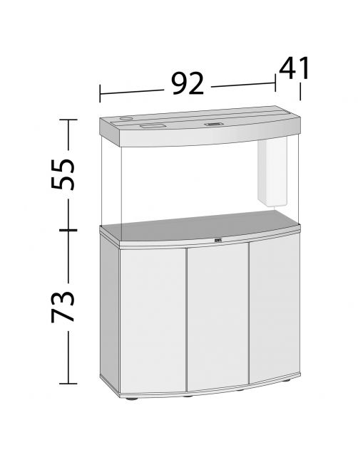 Juwel Aquarium Vision 180 Led 92x41x55 cm - Aquaria