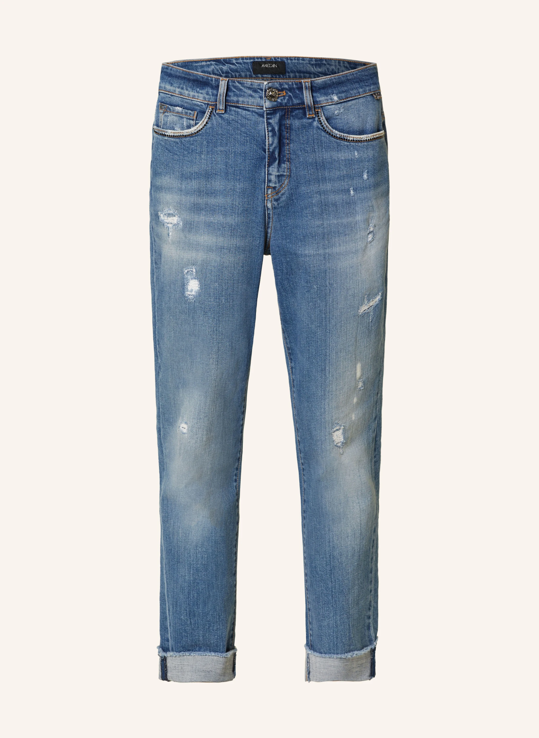 MARC CAIN Jeans RIAD mit Schmucksteinen