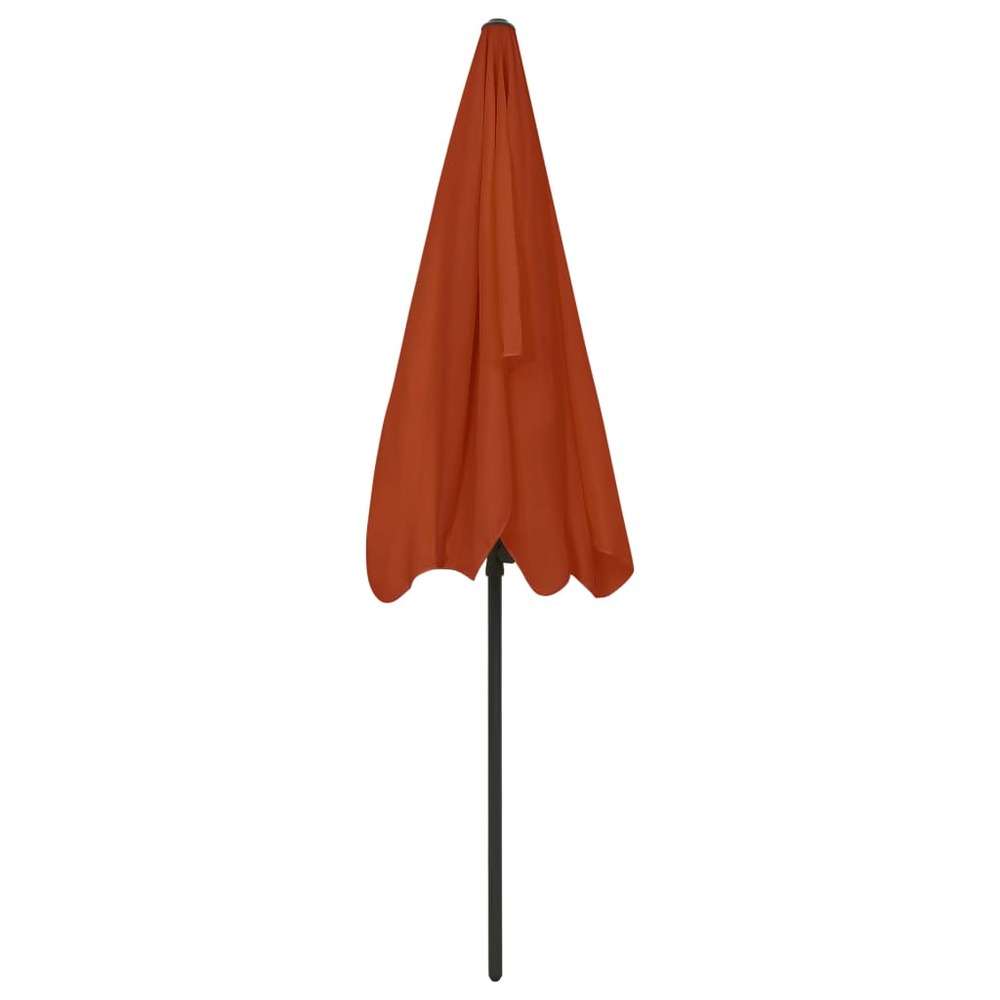 Parasol de plage 200 x 125 cm orange