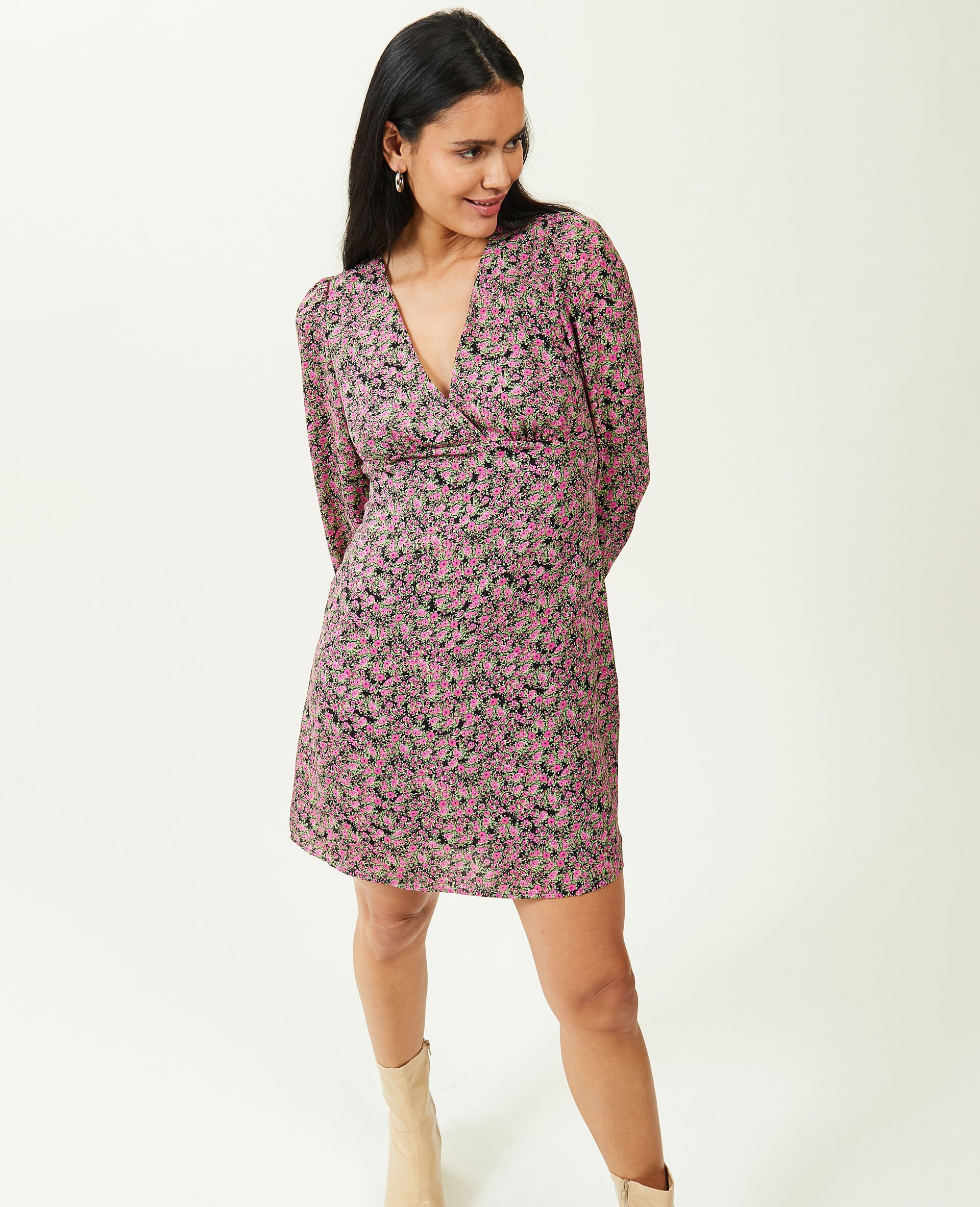 Robe courte et fluide - Noir