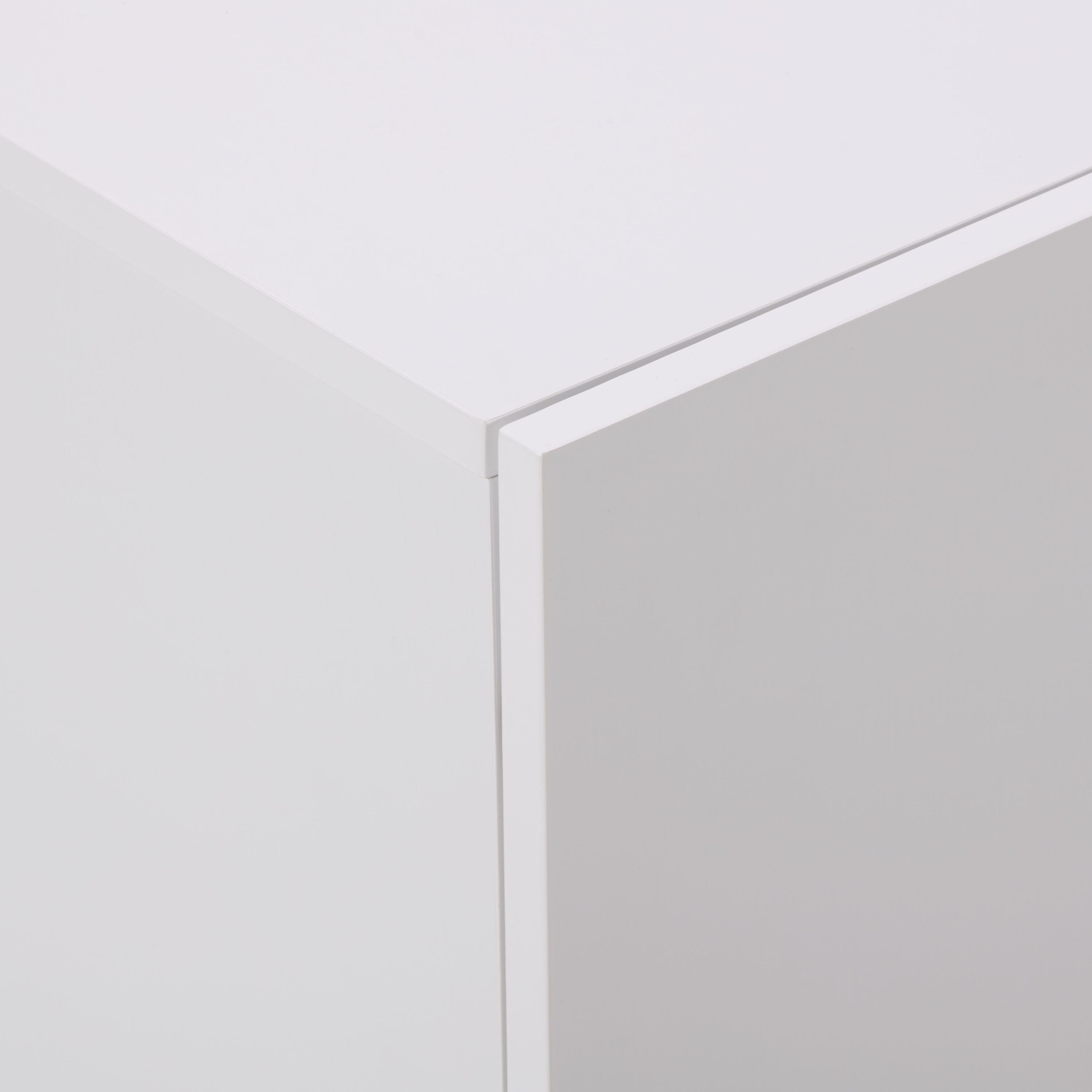 MARLIN Sideboard - Weiss / B: 140.0 cm x T: 41.5 cm x H: 75.0 cm
