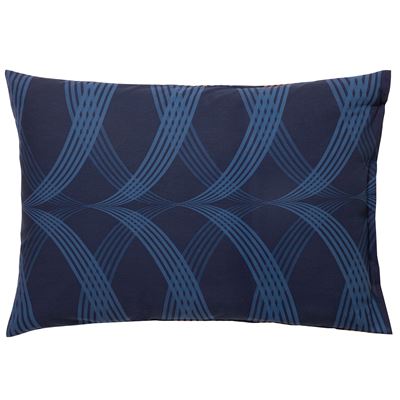 Linge de lit motif ondes graphiques