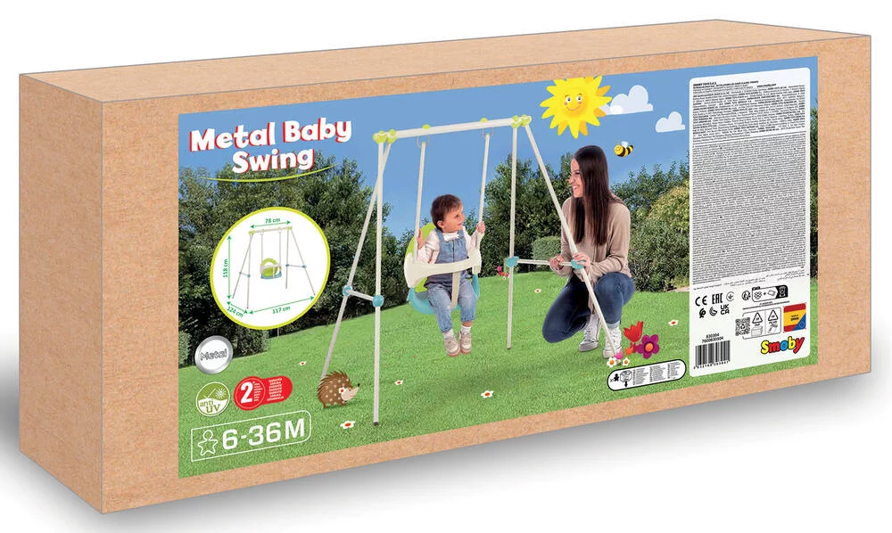 PORTIQUE METAL BABY SWING H120