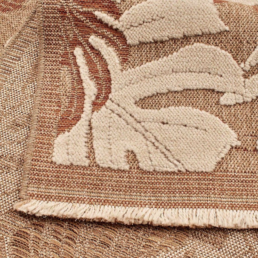 Tapis extérieur marron 120x170 cm