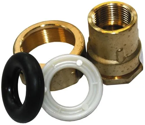 Murgennemføring50mm1 1/2muffe - med 3 omløber. Isiflo