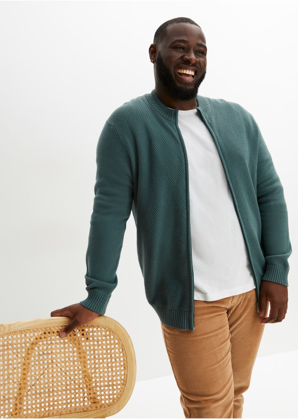 Gilet en maille coupe confort