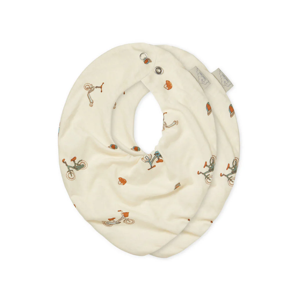 Bandana Savlesmæk, 2-pak - GOTS - Bicycles