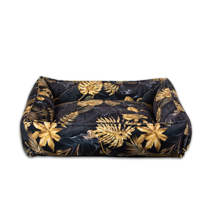Lex & Max Dubai - Hondenmand - Zwart / Goud - 55x70x20 cm - S