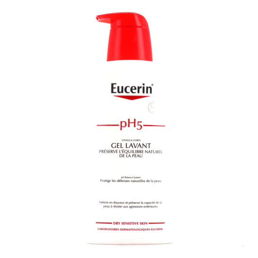 Gel lavant pH5 Eucerin - Peaux sensibles