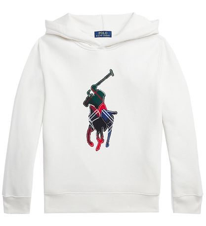 Polo Ralph Lauren Kapuzenpullover - Holiday - Weiß m. Logo