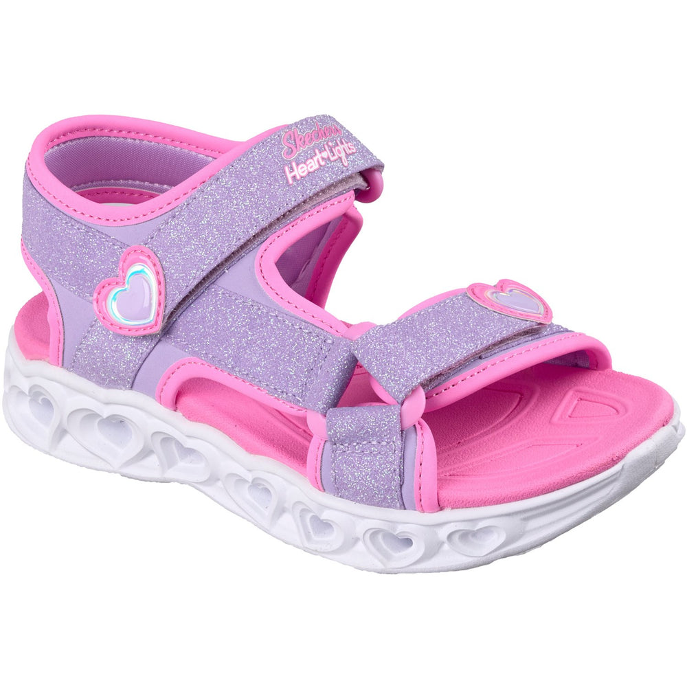 Køb Skechers Purple Heart Lights Sandaler