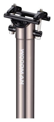 WOODMAN Tige de Selle GT2 Aluminium Gris