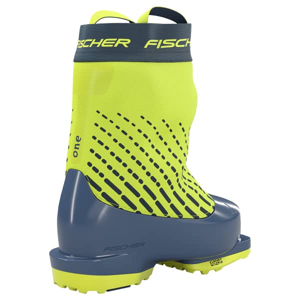 Chaussure de ski FISCHER ONE PETROL YELLOW/BLUE