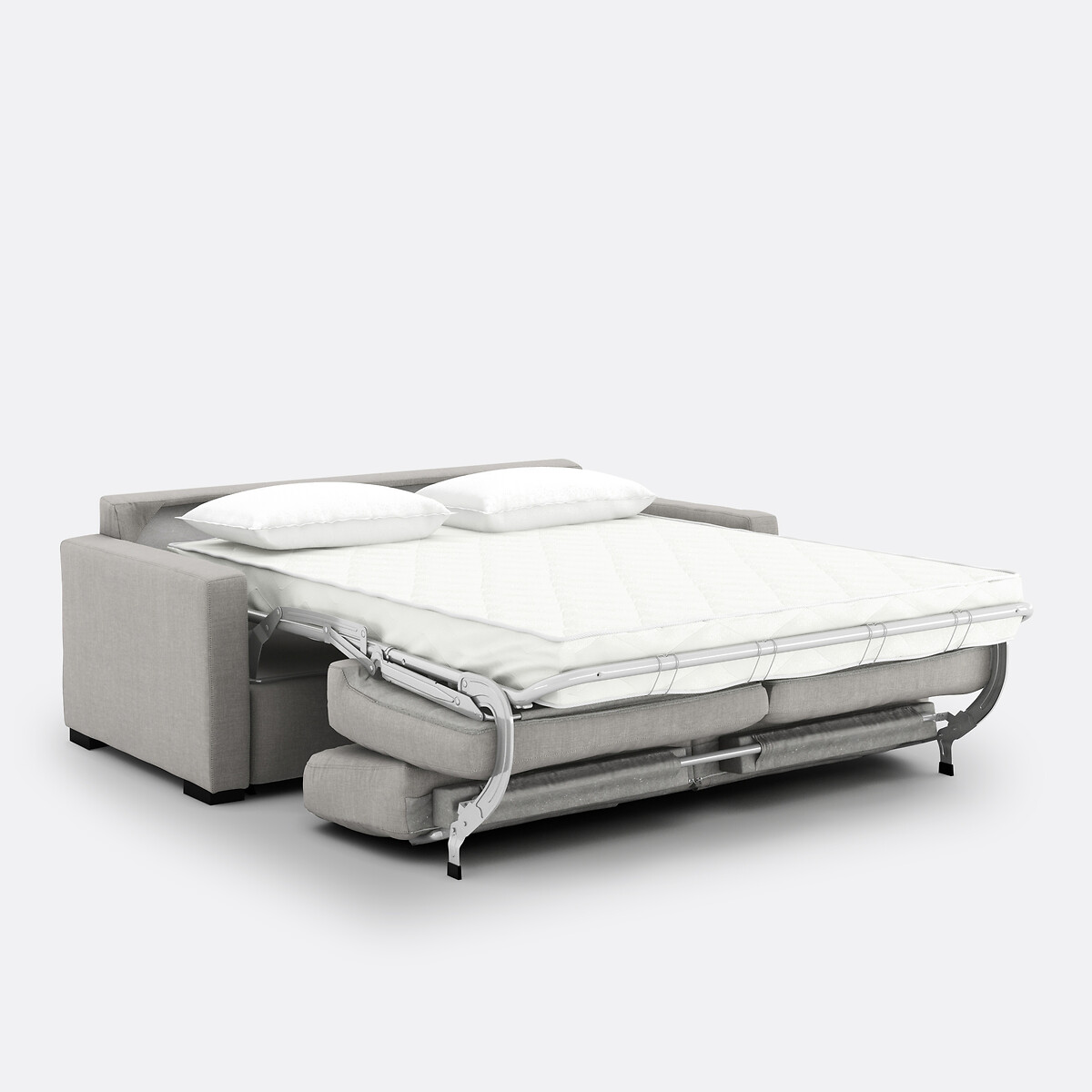 LA REDOUTE INTERIEURS<br>Sofá cama em algodão/linho, espuma HR premium, Timor