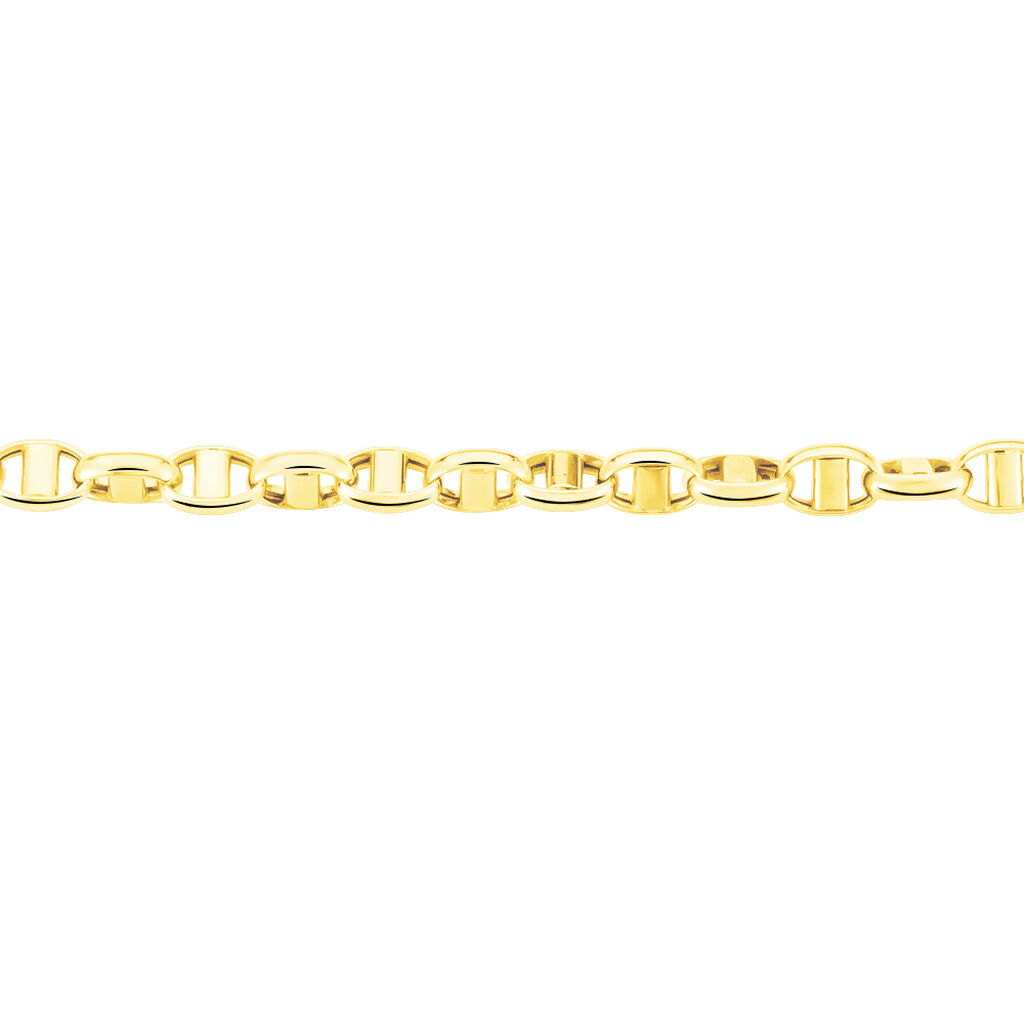Bracelet Carlo Maille Marine Ronde Or Jaune