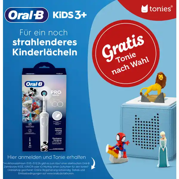 Elektrische Zahnbürste Vitality Pro 103 Kids Disney 100 Jahre Special Edition