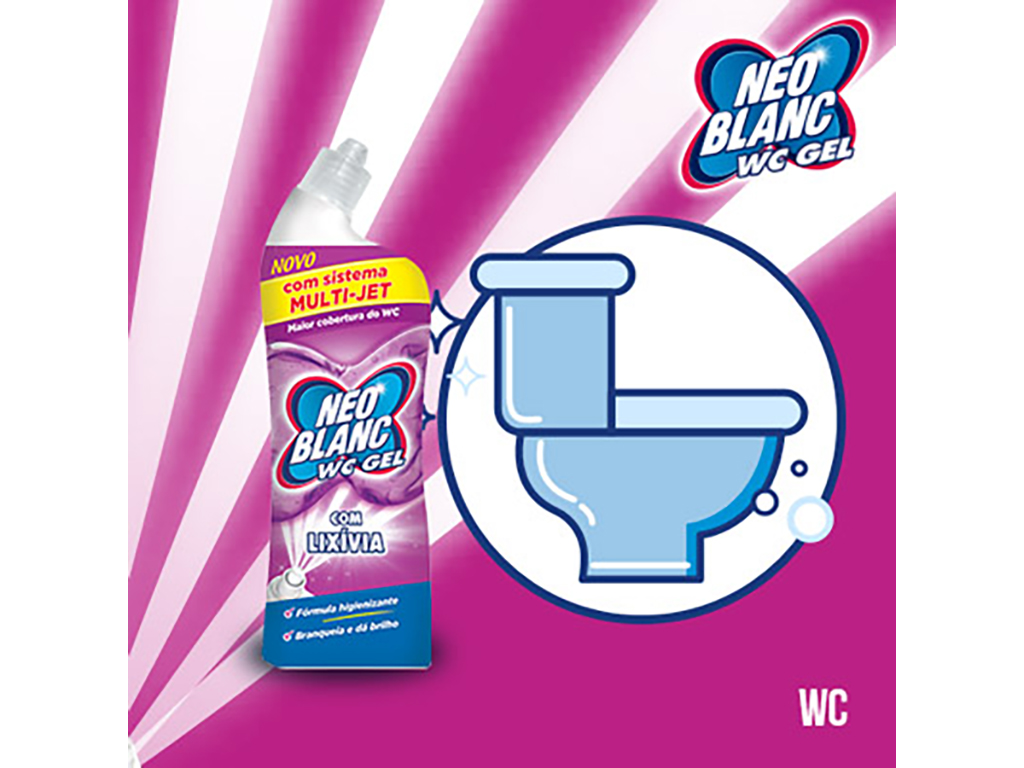 Gel Sanitário com Lixivia Neoblanc 700 ml