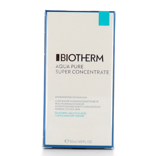 Gel hydratant matifiant visage Biotherm Aqua Pure Super Concentrate