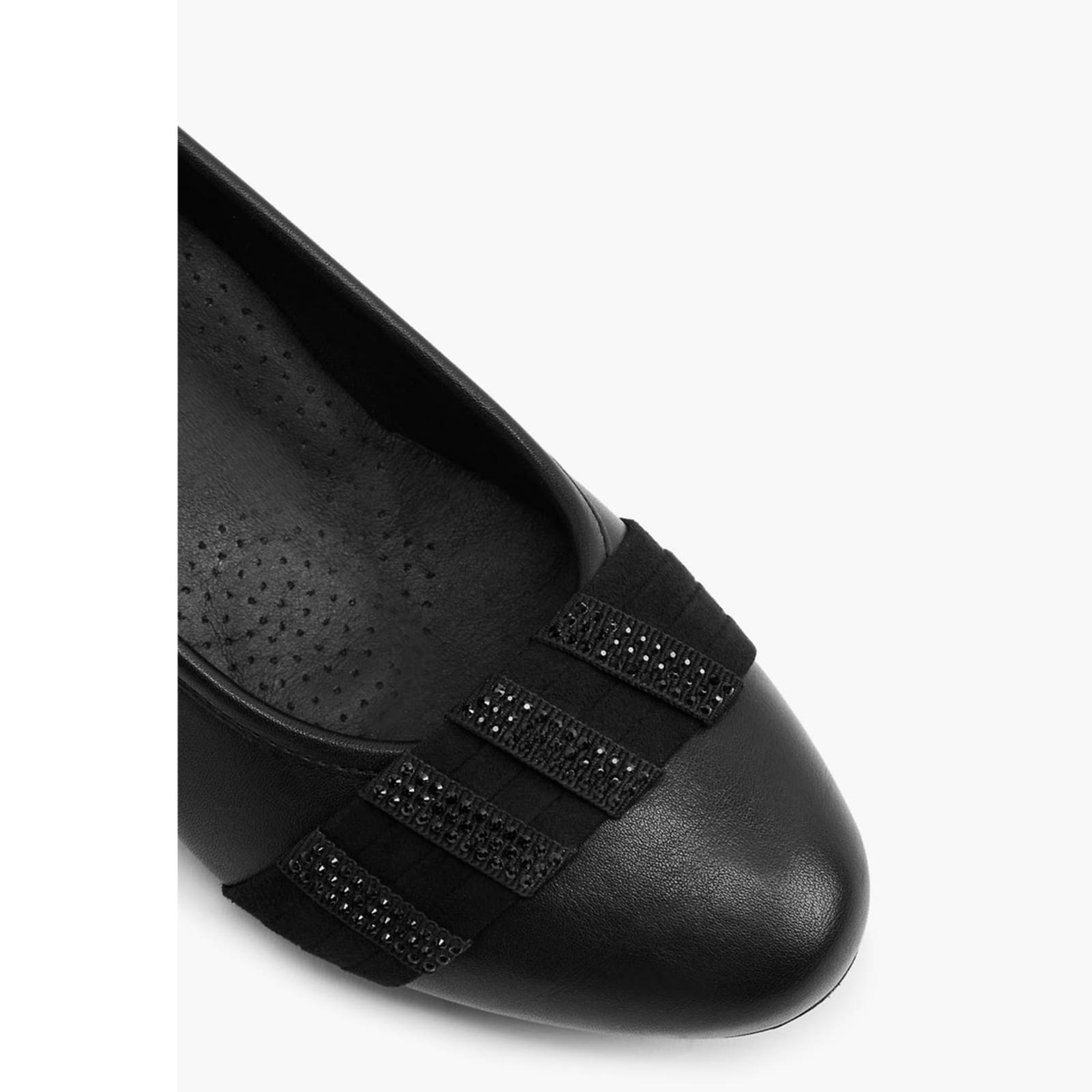 Easy Street pumps met lage hak zwart