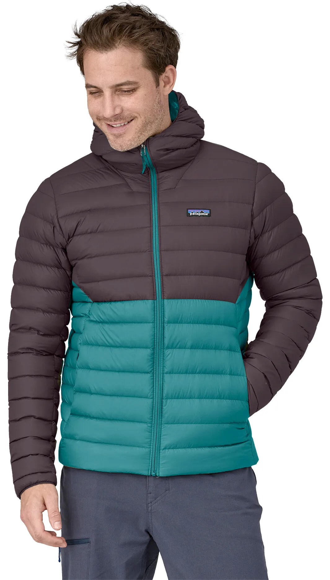 Patagonia M's Down Sweater Hoody Belay Blue