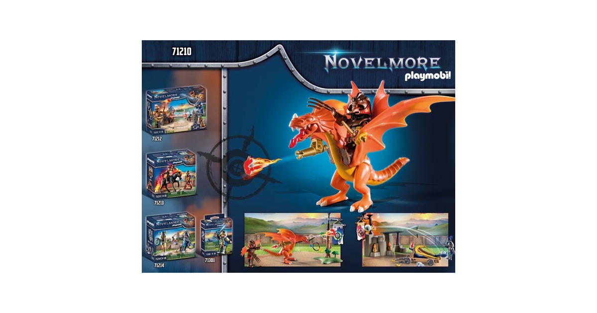 PLAYMOBILNovelmore - Novelmore vs Burnham Raiders - toernooi terrein Constructiespeelgoed  (71210)