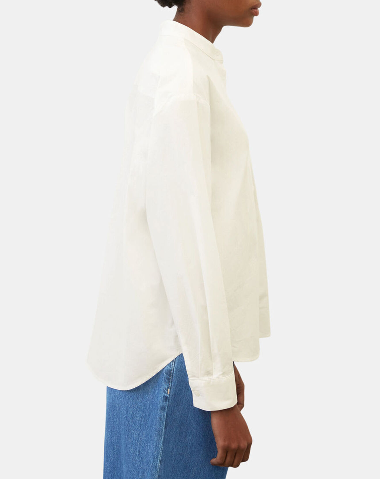 Marc O'Polo Chemise col mao blanche