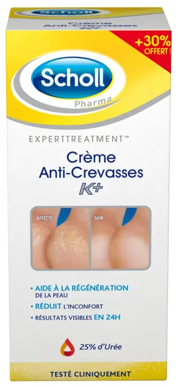 Crème Anti-Crevasses K+ 25% d'Urée - 120ml