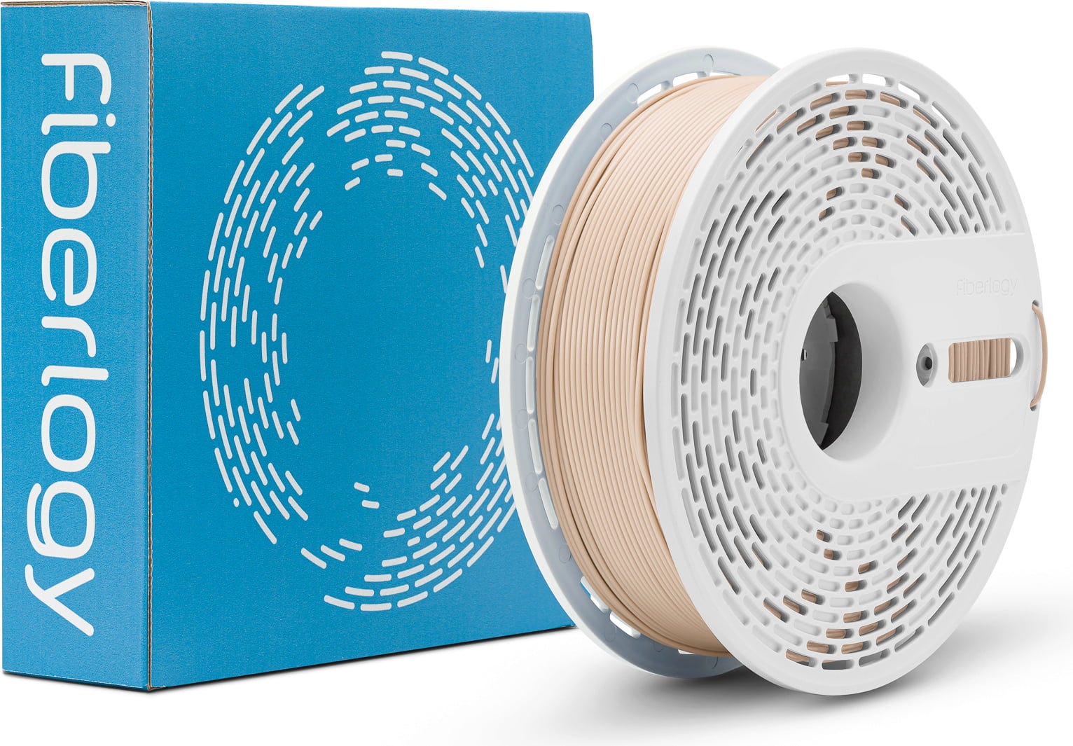 Fiberlogy  Easy PLA Beige, 1,75 mm (850 g)    Leicht druckbares Filament mit geringen Fertigungstoleranzen