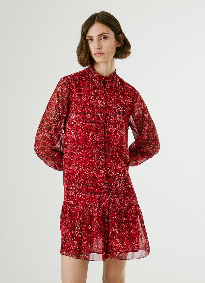PEPE JEANS<br>Vestido curto estampado MIMI